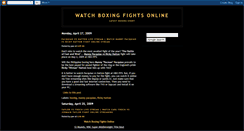 Desktop Screenshot of filipinoboxing.blogspot.com