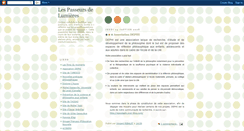 Desktop Screenshot of passeursdelumieres.blogspot.com