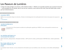 Tablet Screenshot of passeursdelumieres.blogspot.com