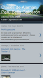 Mobile Screenshot of clasesdealemanperu.blogspot.com