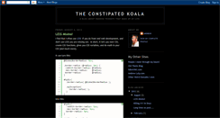Desktop Screenshot of constipatedkoala.blogspot.com