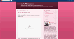 Desktop Screenshot of lisaonfilm.blogspot.com