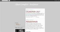 Desktop Screenshot of albertlanglois-sculpteur.blogspot.com