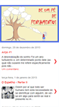 Mobile Screenshot of pedepensamentos.blogspot.com