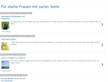 Tablet Screenshot of fuerstarkefrauenmitzarterseele.blogspot.com