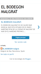 Mobile Screenshot of elbodegonmalgrat.blogspot.com