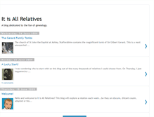 Tablet Screenshot of itisallrelatives.blogspot.com