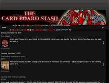 Tablet Screenshot of cardboardstash.blogspot.com
