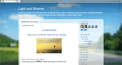 Desktop Screenshot of lightandblooms.blogspot.com
