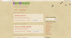 Desktop Screenshot of elblogdevalencia.blogspot.com