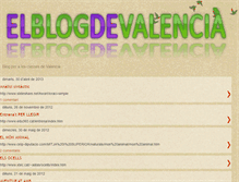 Tablet Screenshot of elblogdevalencia.blogspot.com