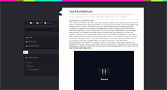 Desktop Screenshot of leamichele-nude.blogspot.com