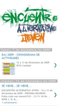Mobile Screenshot of encuentroalternativojoven.blogspot.com