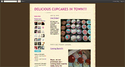 Desktop Screenshot of cupcakeintown.blogspot.com