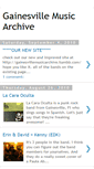 Mobile Screenshot of gainesvillemusicarchive.blogspot.com