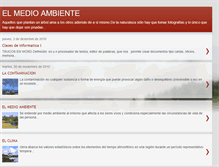 Tablet Screenshot of miblogmedioambiente.blogspot.com