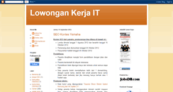 Desktop Screenshot of loker-ind-it.blogspot.com