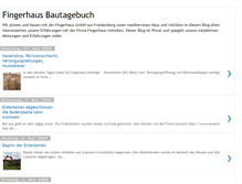 Tablet Screenshot of fingerhaus-bautagebuch.blogspot.com