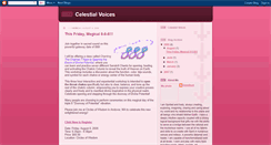 Desktop Screenshot of celestialvoices.blogspot.com