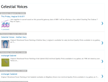 Tablet Screenshot of celestialvoices.blogspot.com