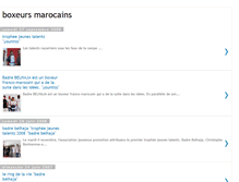 Tablet Screenshot of boxeursmarocains.blogspot.com