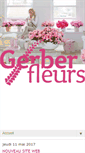Mobile Screenshot of gerberfleurs.blogspot.com