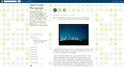Desktop Screenshot of carolfowlerphotography.blogspot.com