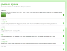 Tablet Screenshot of glossario-agraria.blogspot.com