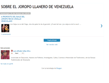 Tablet Screenshot of joropollanerovenezolano.blogspot.com