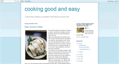 Desktop Screenshot of cookinggoodandeasy.blogspot.com