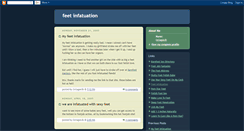 Desktop Screenshot of feetinfatuation.blogspot.com