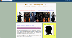Desktop Screenshot of joesandymagic.blogspot.com