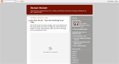 Desktop Screenshot of dejuandejuan.blogspot.com