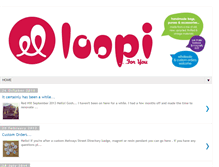 Tablet Screenshot of loopiforyou.blogspot.com
