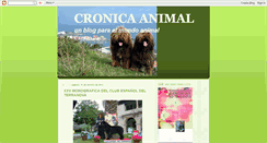 Desktop Screenshot of cronicaanimal.blogspot.com