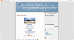 Desktop Screenshot of esteticafilosofica.blogspot.com