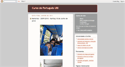 Desktop Screenshot of cursodeportuguesubi.blogspot.com