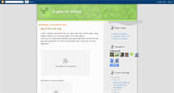 Desktop Screenshot of englishforinfants.blogspot.com