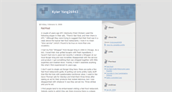 Desktop Screenshot of kyleryang5350.blogspot.com