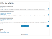 Tablet Screenshot of kyleryang5350.blogspot.com