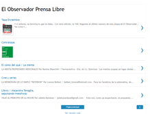 Tablet Screenshot of elobservadorprensalibre.blogspot.com