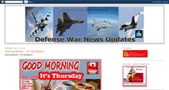 Desktop Screenshot of defensewarnewsupdates.blogspot.com