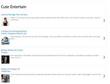 Tablet Screenshot of cute-entertain.blogspot.com