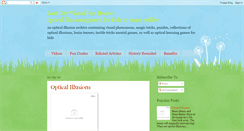 Desktop Screenshot of optical-illusions-for-kids.blogspot.com