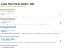 Tablet Screenshot of mcormond.blogspot.com