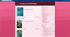 Desktop Screenshot of literaturetechnology.blogspot.com