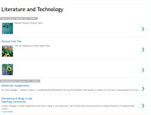 Tablet Screenshot of literaturetechnology.blogspot.com