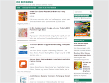 Tablet Screenshot of ideberbisnis.blogspot.com