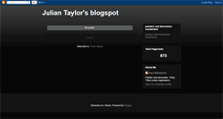 Desktop Screenshot of juliantaylorsblogspot.blogspot.com