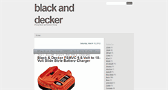 Desktop Screenshot of blackanddeckerz.blogspot.com